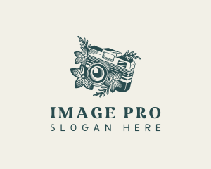 Imaging - Floral Photography Camera logo design