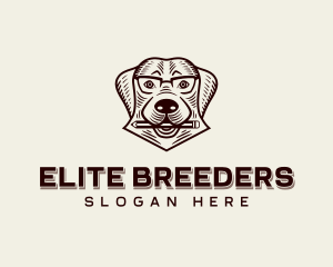 Veterinary Dog Pencil logo design