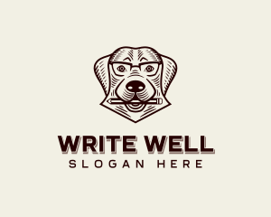 Pencil - Veterinary Dog Pencil logo design