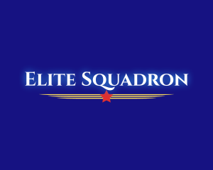Squadron - Glowing Military Veteran logo design