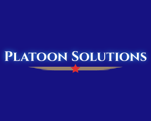 Platoon - Glowing Military Veteran logo design