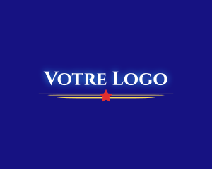 Veteran - Glowing Military Veteran logo design