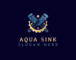 Sink - Wrench Tool Repair logo design