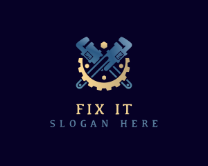 Wrench Tool Repair logo design