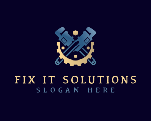 Repair - Wrench Tool Repair logo design