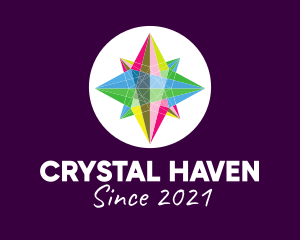 Colorful Crystal Star logo design