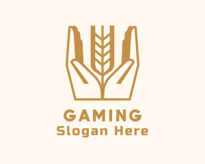 Barn - Wheat Farm Hand logo design