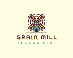 Wheat Flour Mill logo design