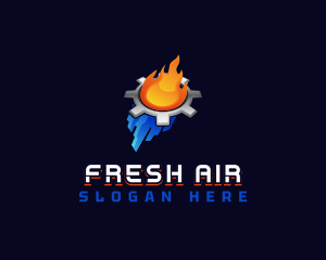 Fire Ice Thermal logo design