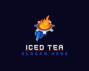 Fire Ice Thermal logo design