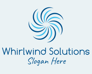 Whirlwind - Strong Cyclone Fan logo design