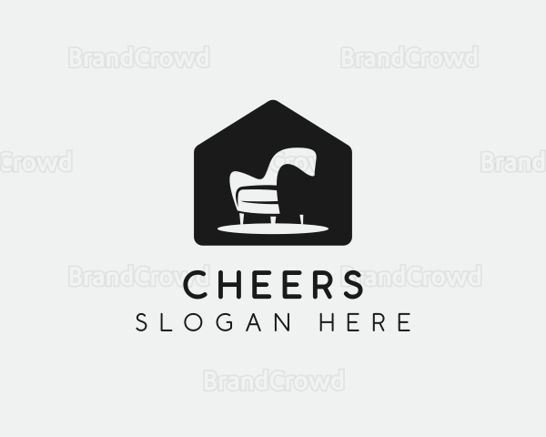 Chair Furniture Furnishing Logo