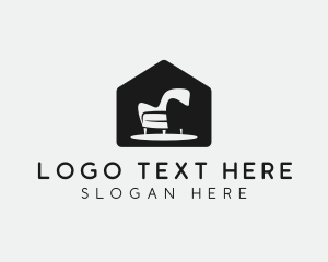 Interior Design - Chair Furniture Furnishing logo design