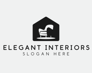 Chair Furniture Furnishing logo design