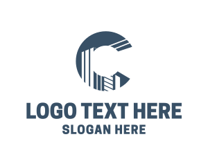 Legal - Modern Building Construction Letter C logo design