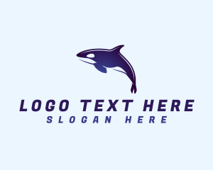 Gradient - Orca Dolphin Whale logo design