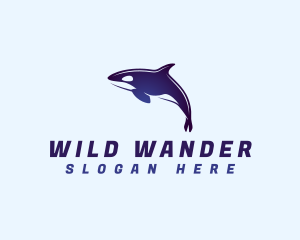 Orca Dolphin Whale logo design