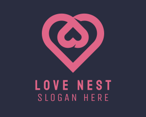 Romantic - Dating App Romantic Heart logo design