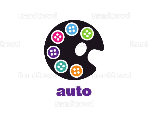 Button Color Palette Logo