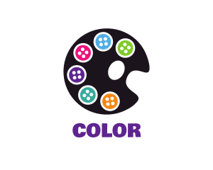 Button Color Palette logo design