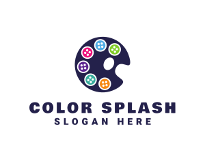 Button Color Palette logo design