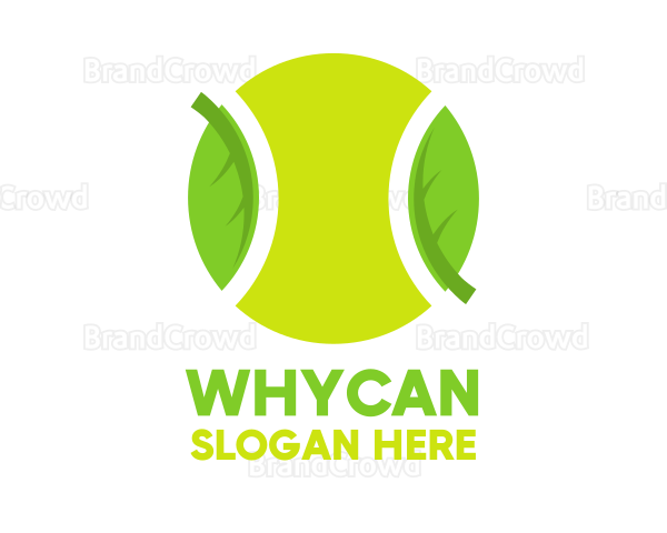 Eco Friendly Tennis Ball Logo