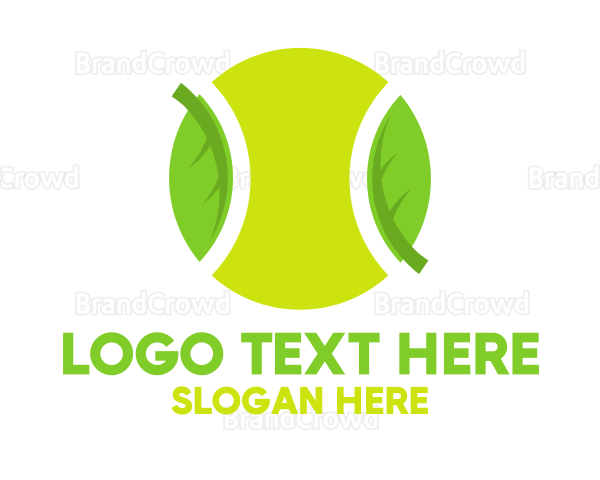 Eco Friendly Tennis Ball Logo