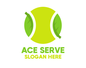 Tennis - Eco Friendly Tennis Ball logo design