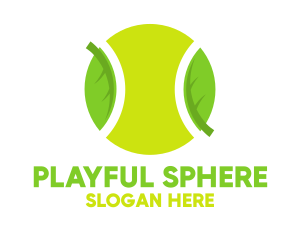 Ball - Eco Friendly Tennis Ball logo design