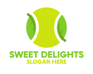 Eco Friendly Tennis Ball logo design