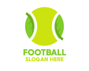 Icon - Eco Friendly Tennis Ball logo design