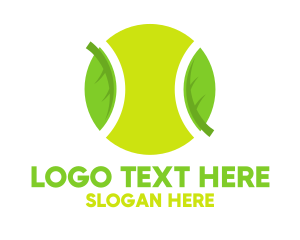 Eco Friendly Tennis Ball Logo