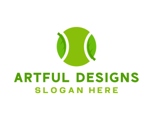 Eco Tennis Ball logo design