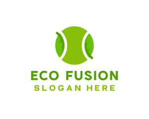 Eco Tennis Ball logo design