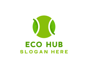 Eco Tennis Ball logo design