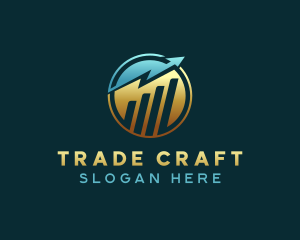 Trading - Trading Stock Market logo design