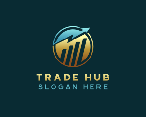 Trading - Trading Stock Market logo design