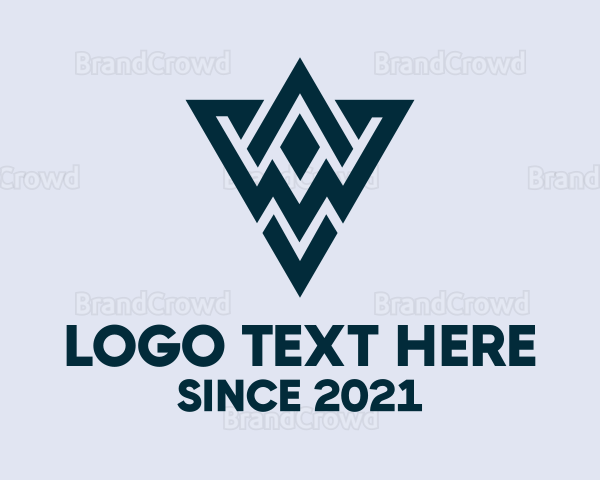 Triangle Contractor Business Logo