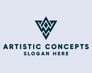 Abstract - Abstract Triangle Shape logo design