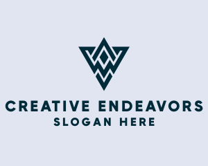 Project - Abstract Triangle Shape logo design