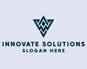 Project - Abstract Triangle Shape logo design