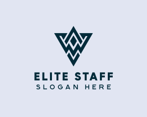 Abstract Triangle Shape logo design