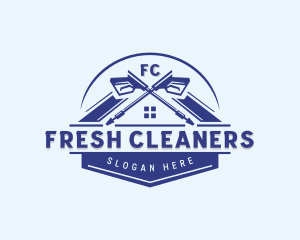 Cleaner Pressure Washer logo design