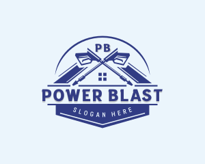 Cleaner Pressure Washer logo design