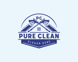 Cleaner Pressure Washer logo design