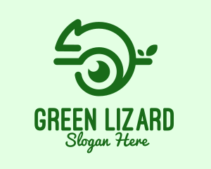 Green Chameleon Media logo design