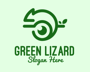 Iguana - Green Chameleon Media logo design