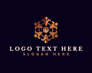 Team - Abstract Hexagon Foundation logo design