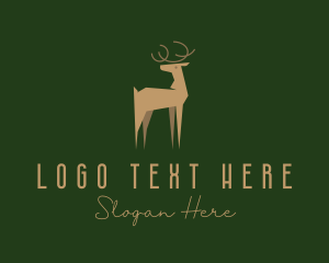 Antlers - Premium Deer Agency logo design