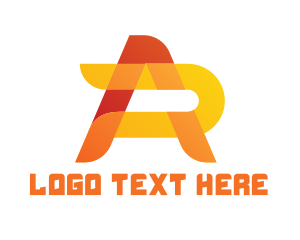Original - Orange Monogram A & P logo design